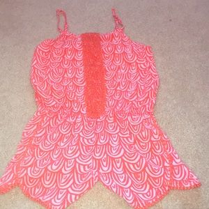 Cat and Jack Orange romper
